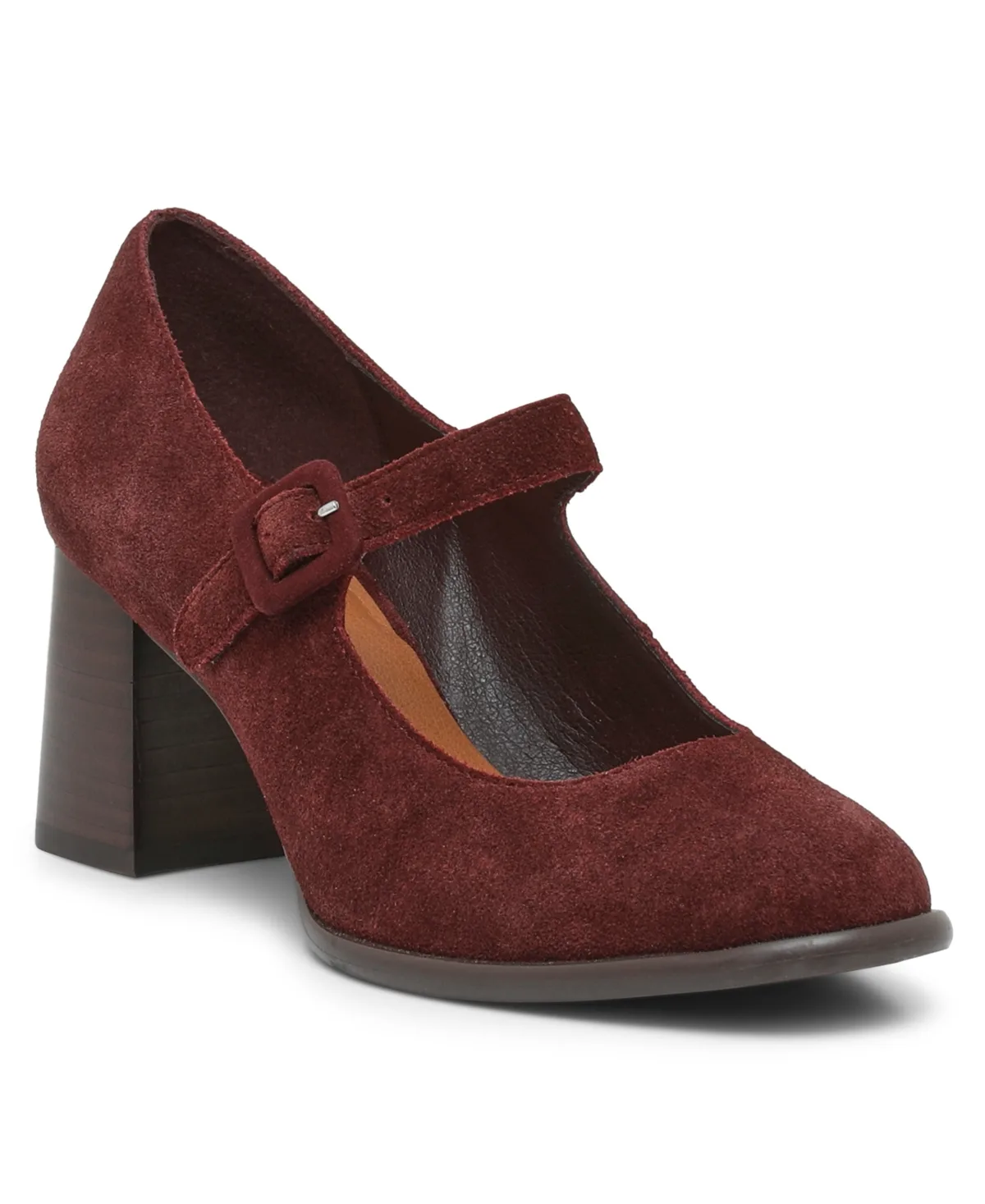 Block Heel Round Toe Pumps by Lucky Brand