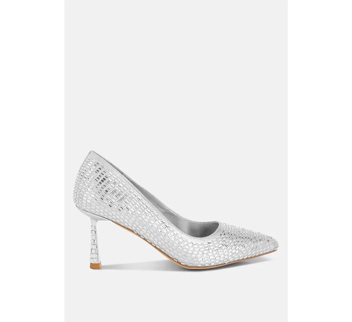 Benjamins Rhinestones Embellished Pumps by London Rag