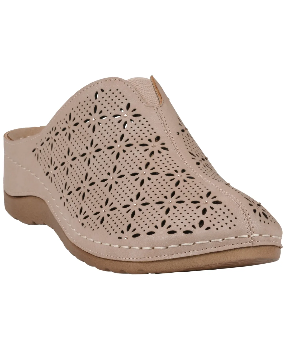 Vale Wedge Mules by Gc Shoes
