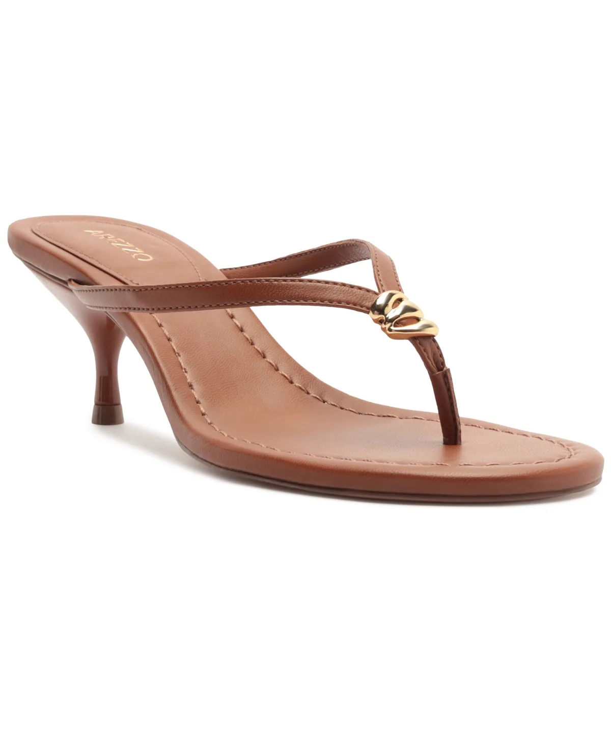 Lia Slip-On Low Stiletto Sandals by Arezzo