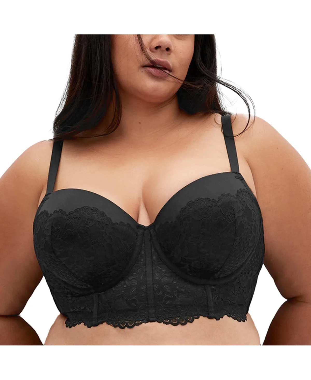 Allure Demi Longline Bra by City Chic