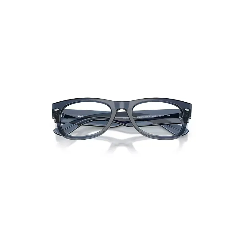 Mega Wayfarer II Optics Eyeglasses Violet & Pink Frame Clear Lenses Polarized