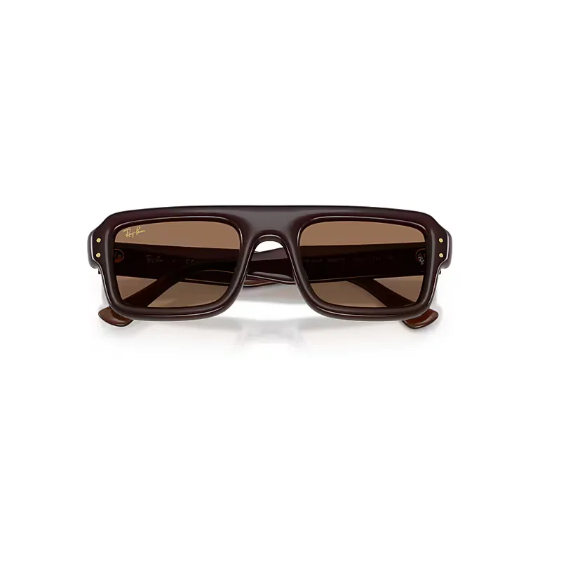 Flacko Puffer Sunglasses Brown Lenses by Ray-Ban