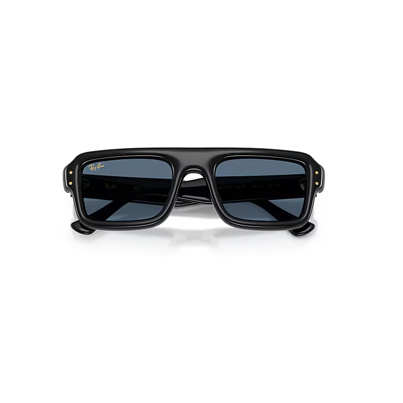 Flacko Puffer Sunglasses Blue Lenses