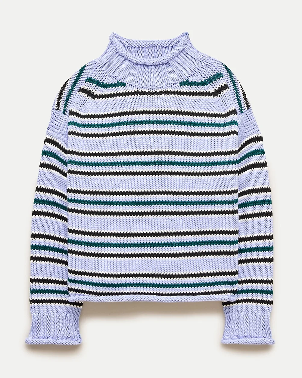 2025 Rollneck™ Sweater in Multistripe by J.Crew