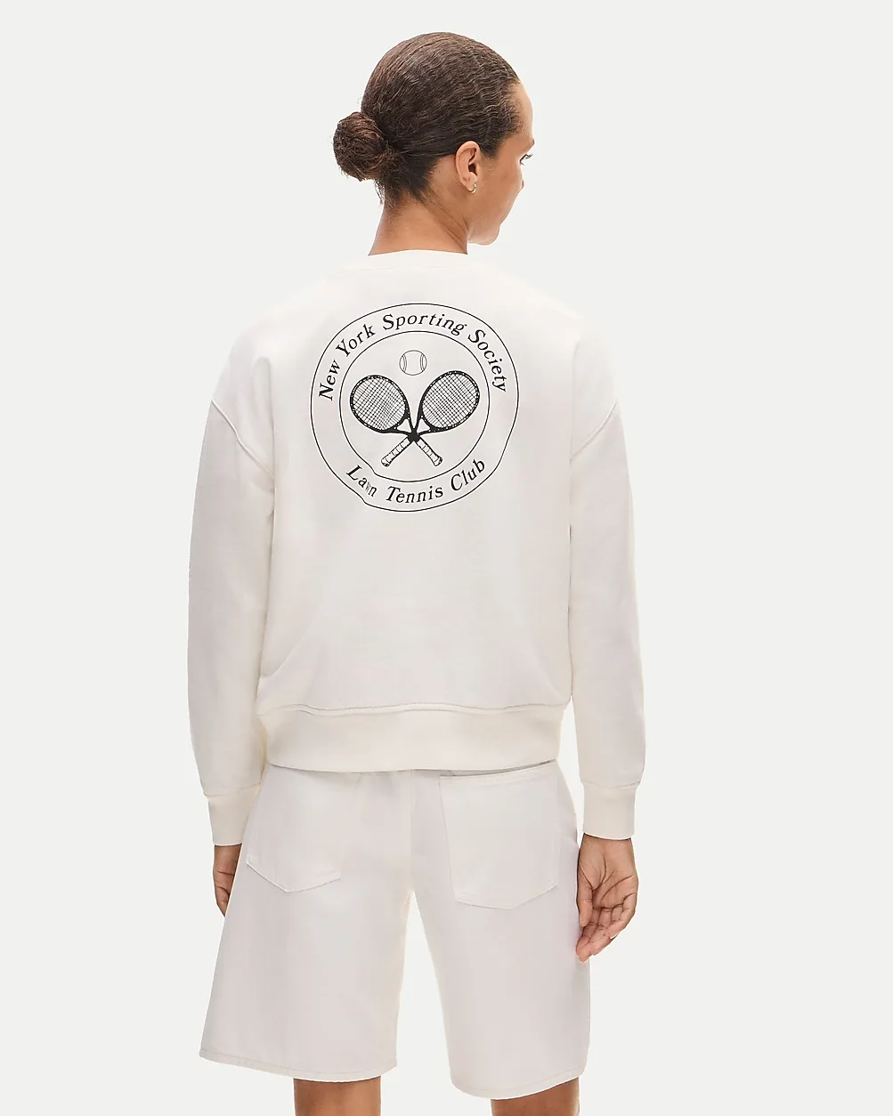 Vintage Fleece Tennis Club Graphic Sweatshirt by J.Crew