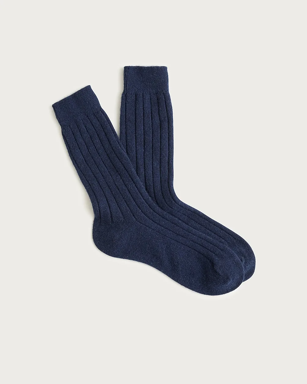 Ribbed Cashmere-Blend Socks