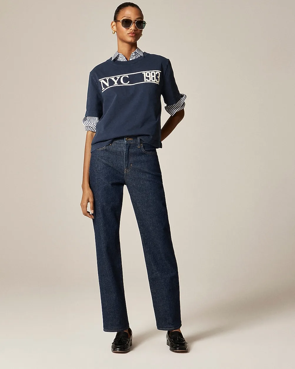 Nipped Straight Jean by J.Crew