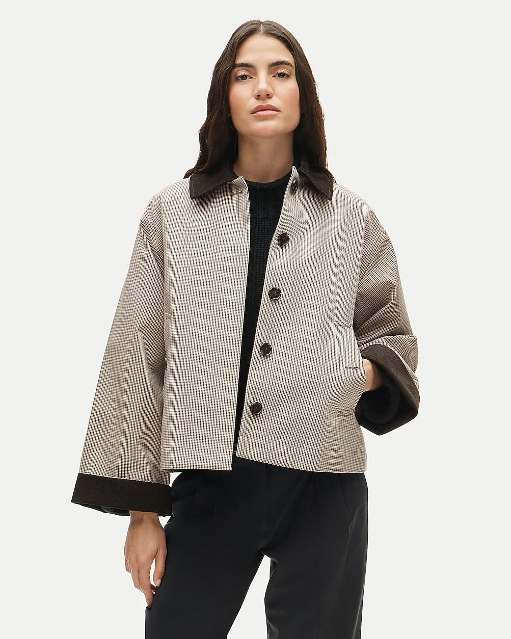 2026 Barn Jacket™ in Plaid Double-Faced Cotton by J.Crew