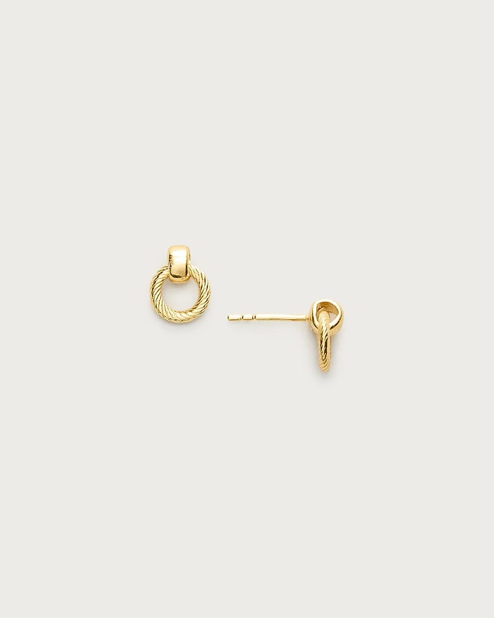 18k Gold Vermeil Doorknocker Earrings by J.Crew
