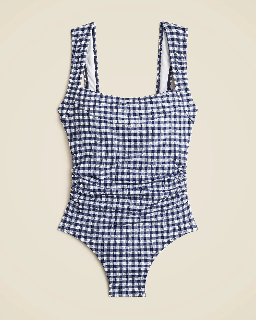 Nia Ruched Squareneck One-Piece