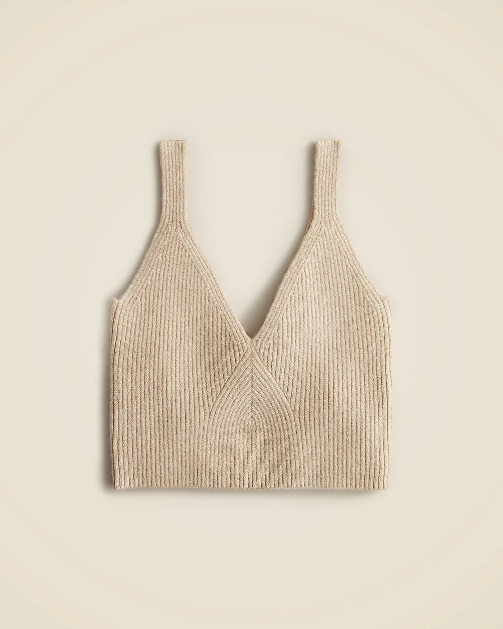 Cashmere-Blend Cropped Sweater-Tank by J.Crew