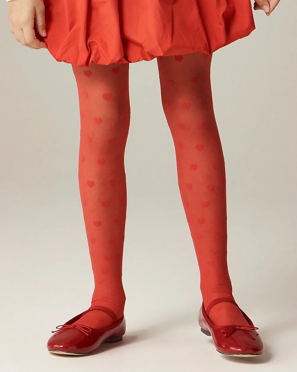 Sheer Heart Tights by J.Crew