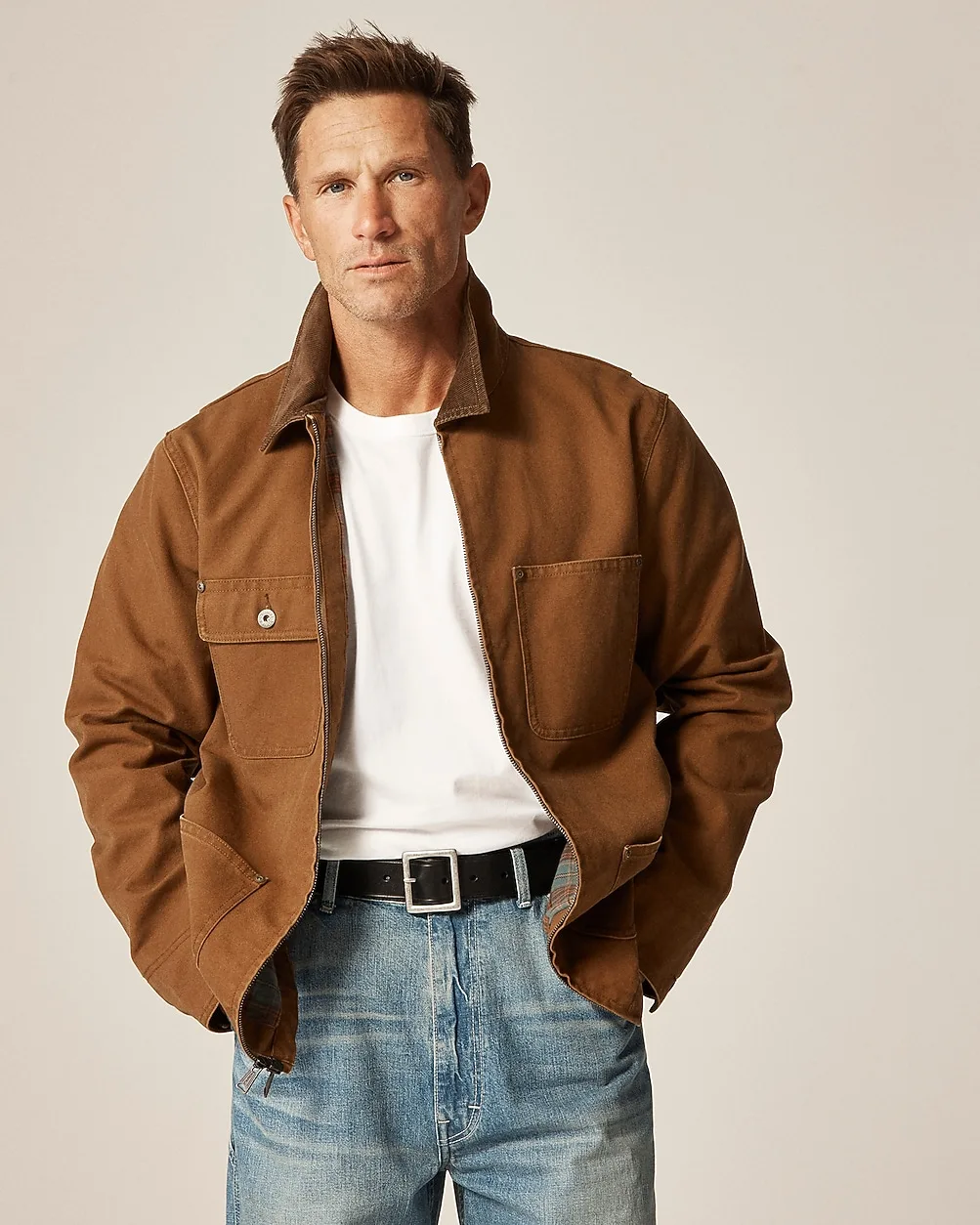 Wallace & Barnes Duck Canvas Utility Jacket by J.Crew