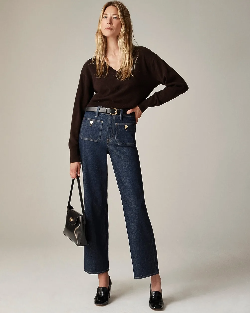 Slim-Wide Jean with Sailor Pockets by J.Crew