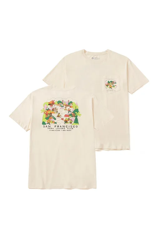 San Francisco Park Alliance Park Lovers Pocket Tee by Parks Project