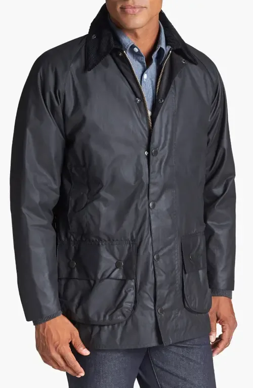 Beaufort Regular Fit Weatherproof Waxed Jacket by Barbour