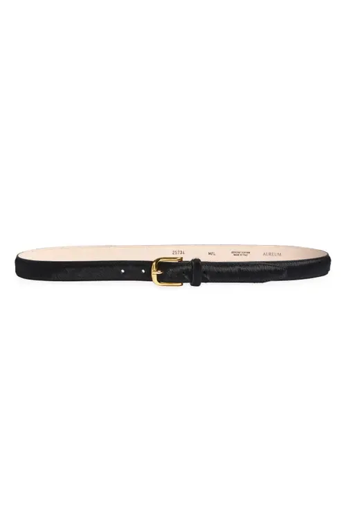 No. 14 Genuine Calf Hair Belt by AUREUM