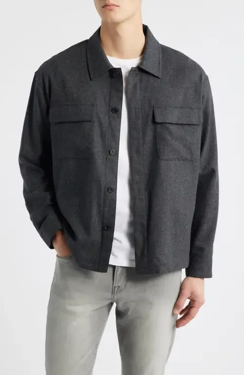 Wool Blend Overshirt by FRAME
