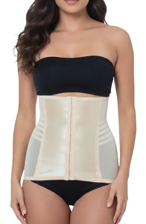 Shapette Powermesh Satin Panel Waist Cincher by Rago