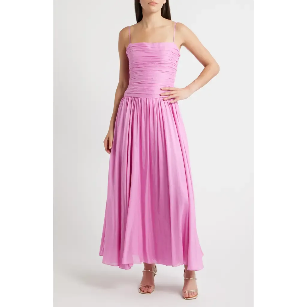 Jordyn Ruched Bodice Dress