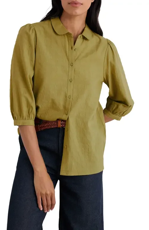 Hope Cottage II Organic Cotton Button-Up Shirt by Seasalt Cornwall