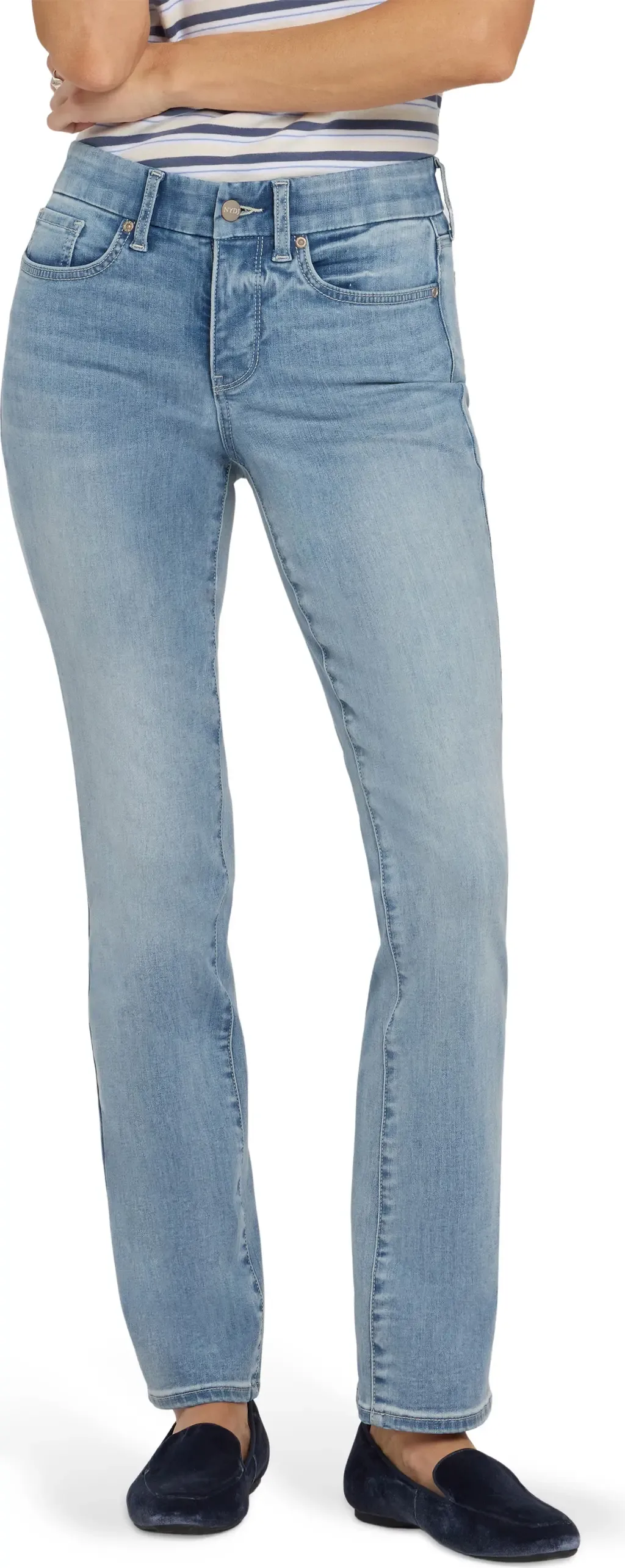 Marilyn Waist Match Straight Leg Jeans