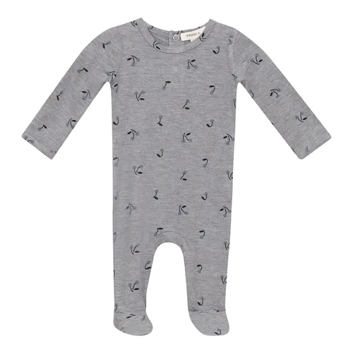 Stretch Jersey Cherry Print Rib Romper by Fragile