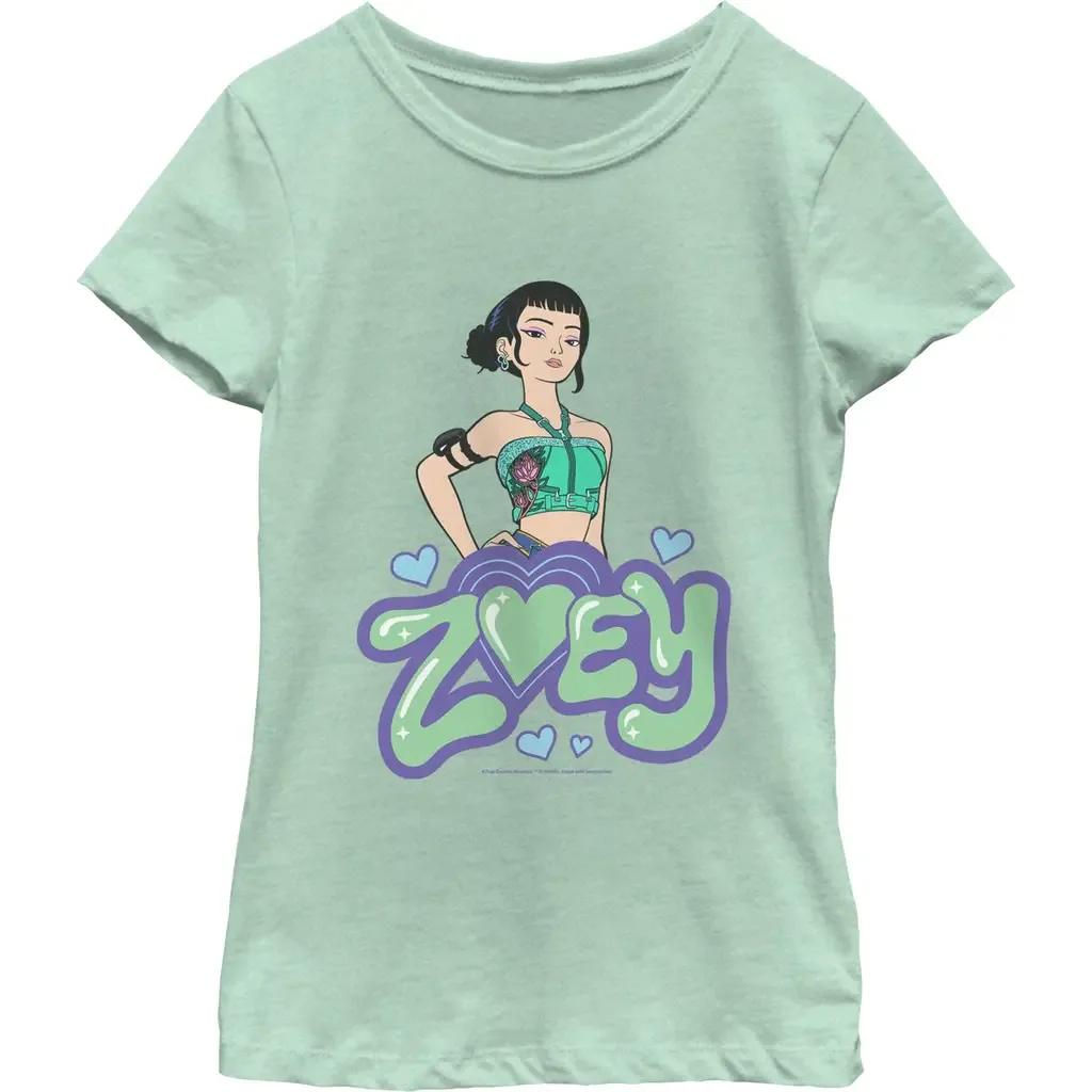 Mira Rockstar Pose Graphic Short Sleeve T-Shirt by KPop Demon Hunters
