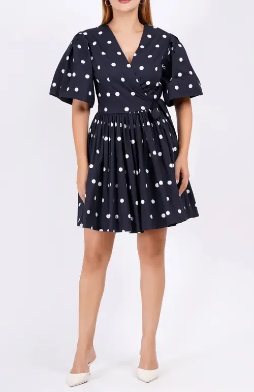 Alena Mini Wrap Dress by Leota