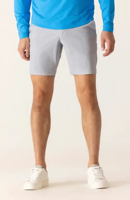 Galaxy 8.5-Inch Flat Front Knit Nylon Blend Bermuda Shorts by DEKE