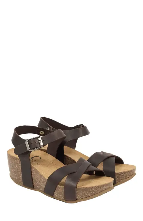 Crossover Wedge Sandal by Celtic & Co.