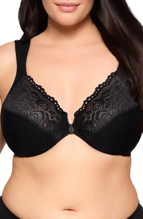 Posture Back Wonderwire Underwire Front Closure Bra by Glamorise