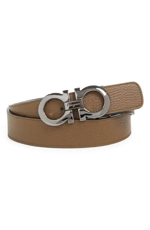 Reversible Leather Belt by FERRAGAMO