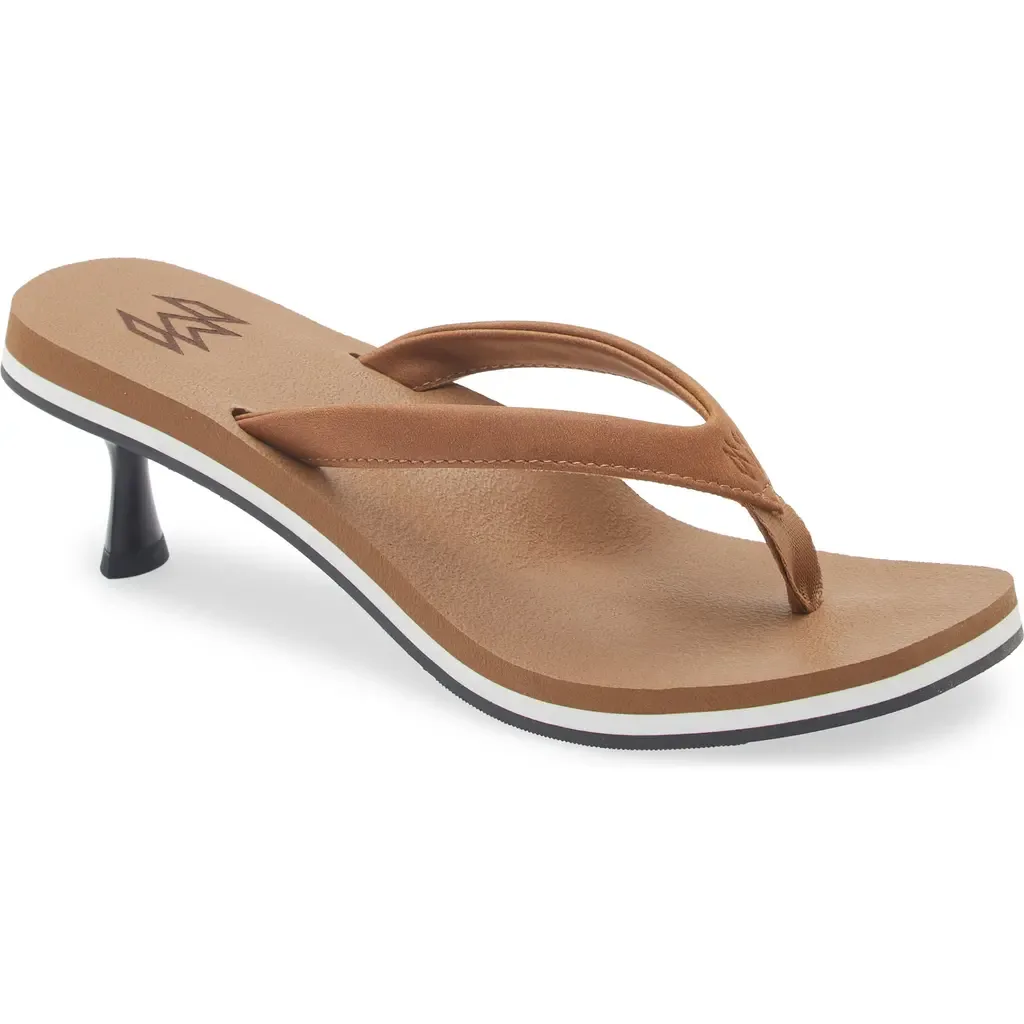 Kourt Kitten Heel Thong Sandal