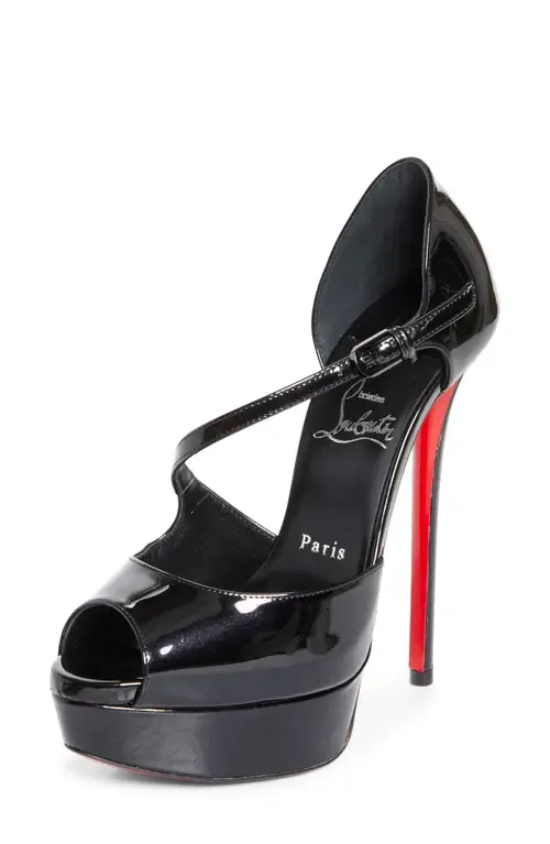 Miss Zigourata Alta Platform Peep Toe Sandal by Christian Louboutin
