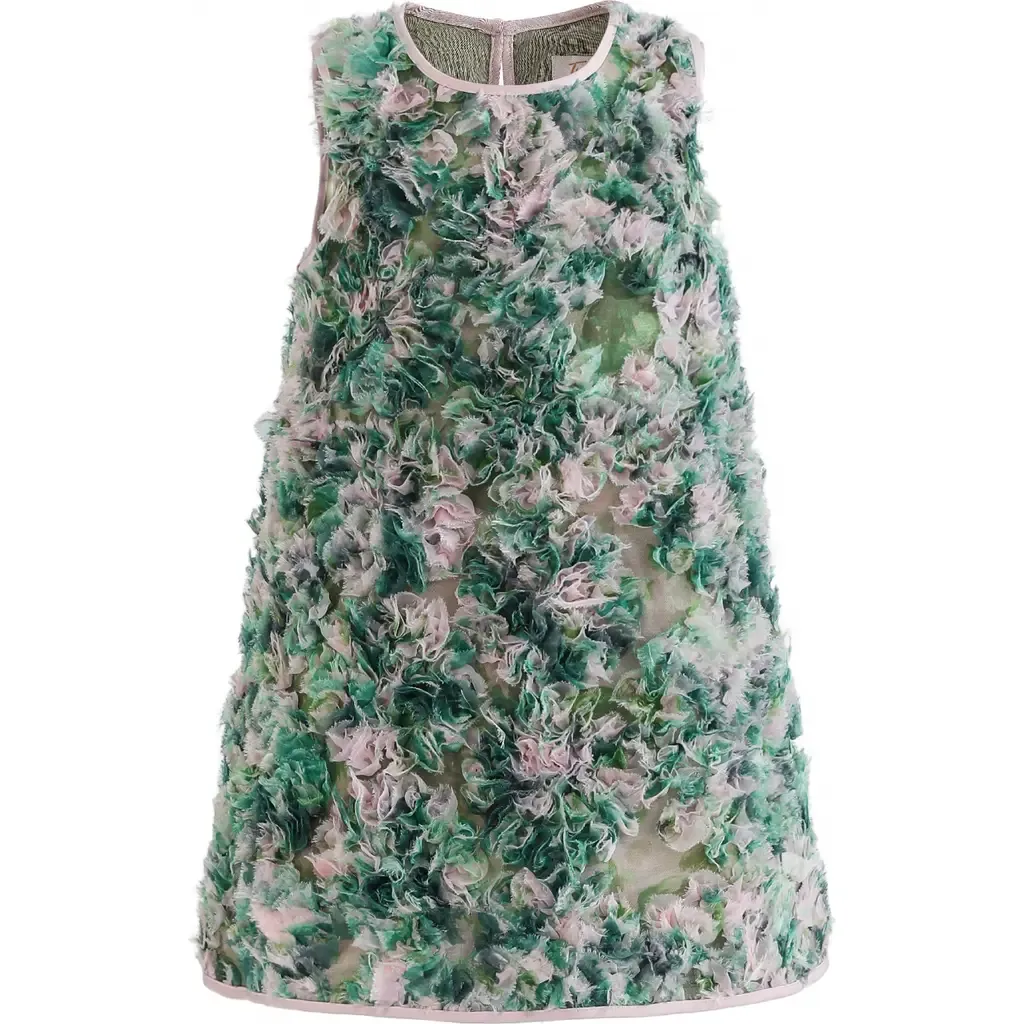 Sylvie Floral Textured Dress by Tulleen