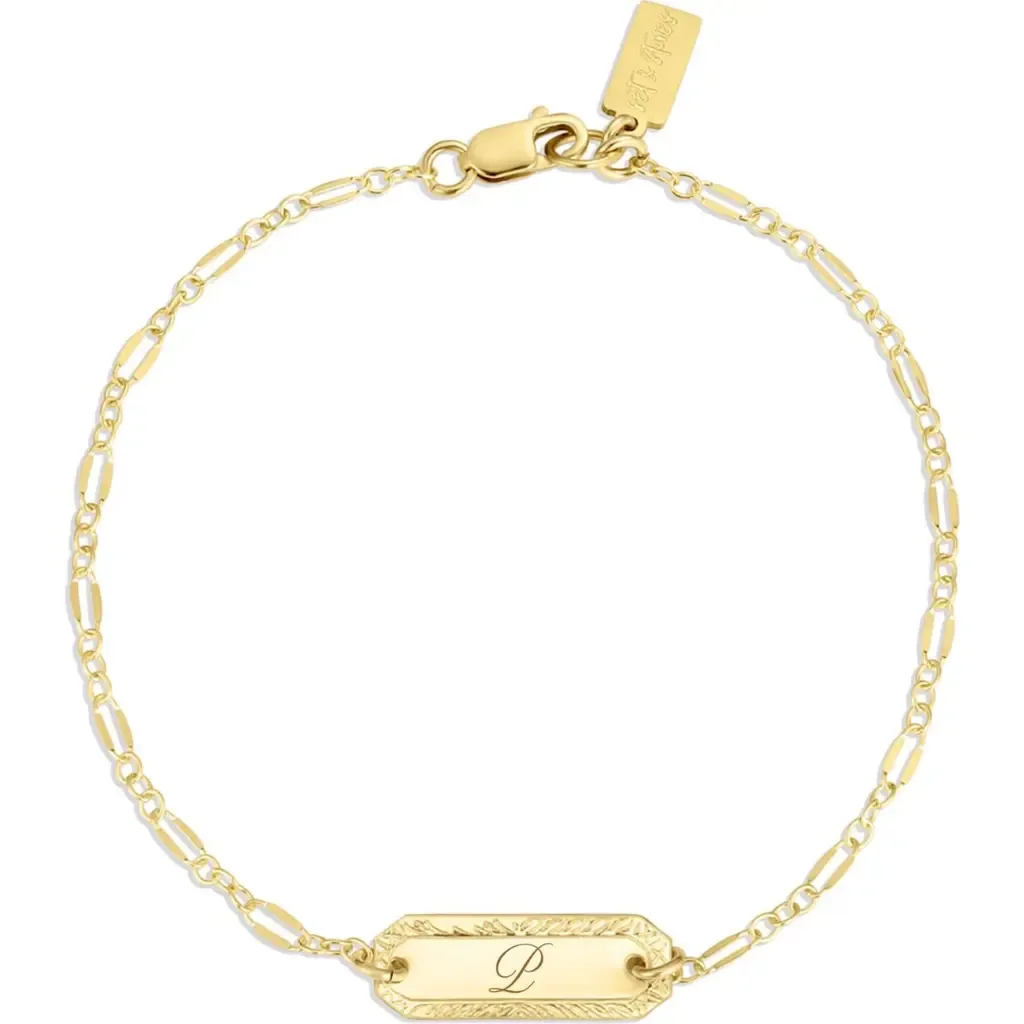 Cora Initial Bracelet by Set & Stones