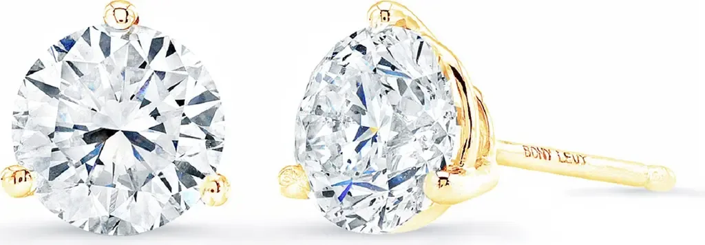 Diamond Stud Earrings - 2.50ct.-4ct by Bony Levy