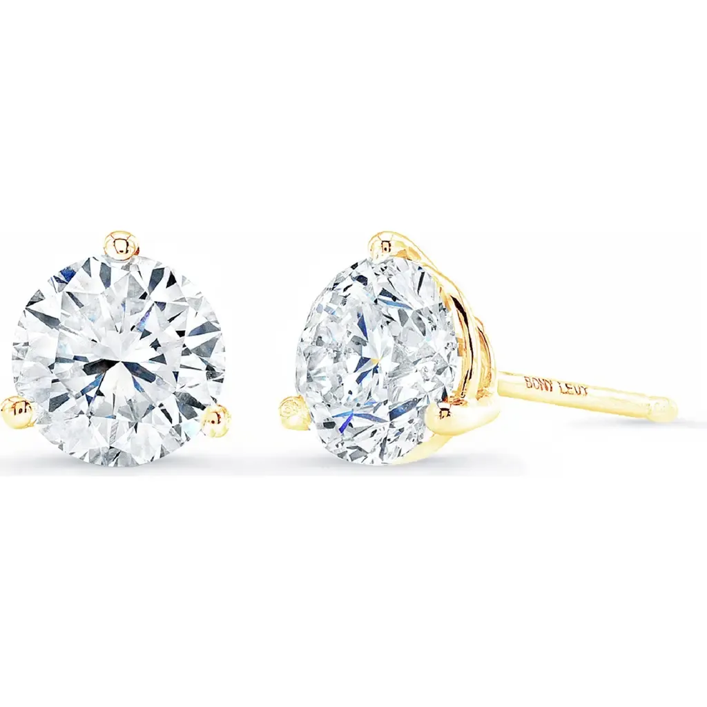 Diamond Stud Earrings - 2.50ct.-4ct by Bony Levy