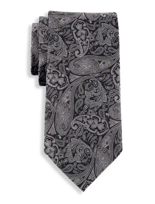 Fancy Paisley Tie by Oak Hill Premium by DXL