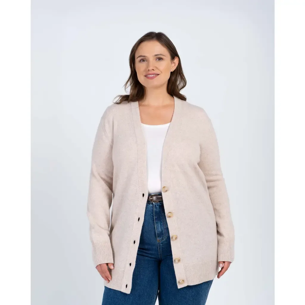 Boyfriend V-Neck Cardigan by Kettlewell