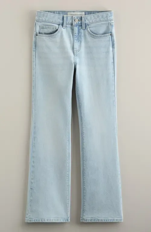 Loose Fit Stretch Denim Flare Leg Jeans by Treasure & Bond
