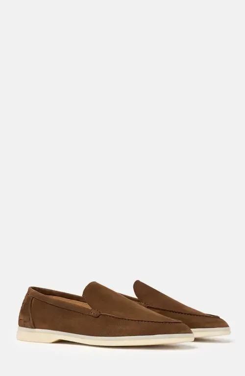 Ludovico Woven Loafers - Suede by SCAROSSO