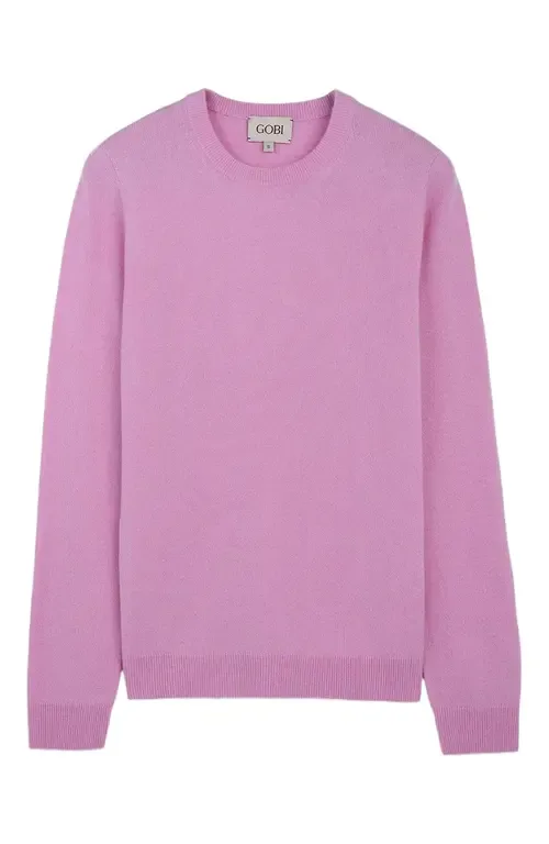 Essential Cashmere Crewneck Sweater by GOBI Mongolian Cashmere