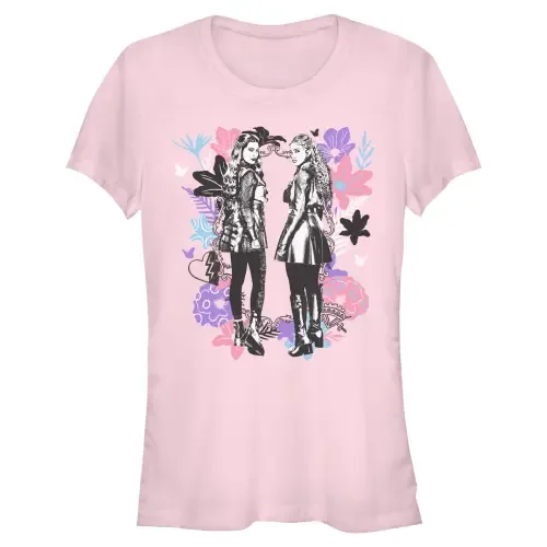 Chloe and Red Sketch Short Sleeve Graphic T-Shirt