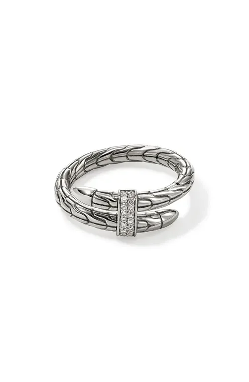 Spear Wrap Ring, Diamonds by John Hardy