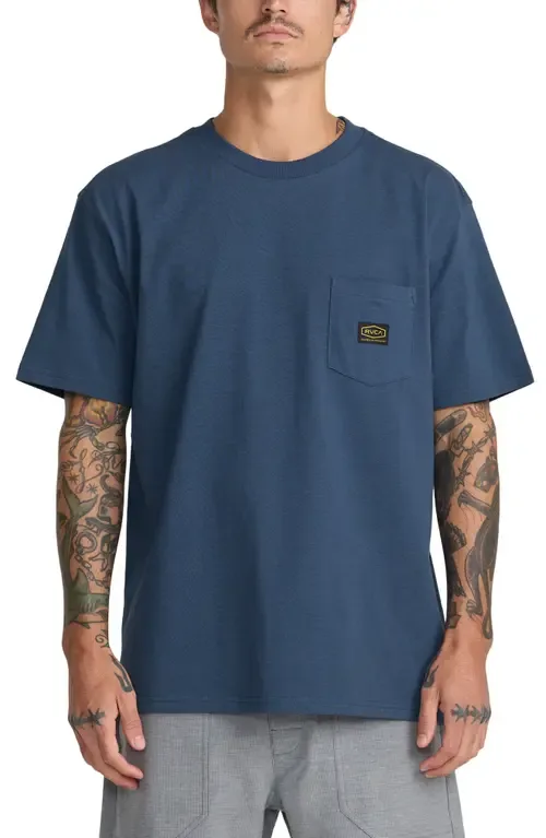Americana Pocket Label Cotton T-Shirt by RVCA