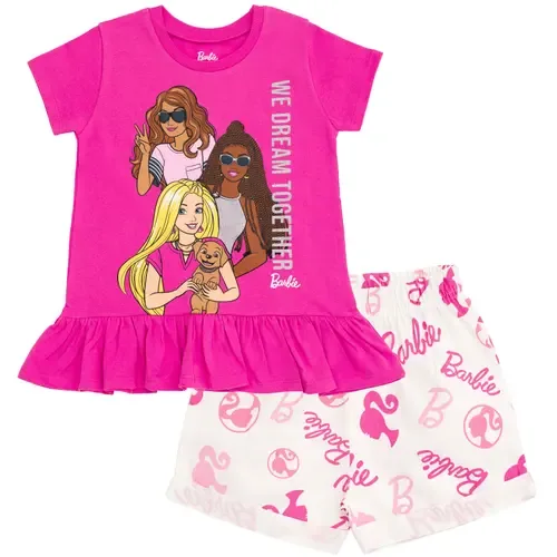 T-Shirt & Woven Shorts Set by Barbie