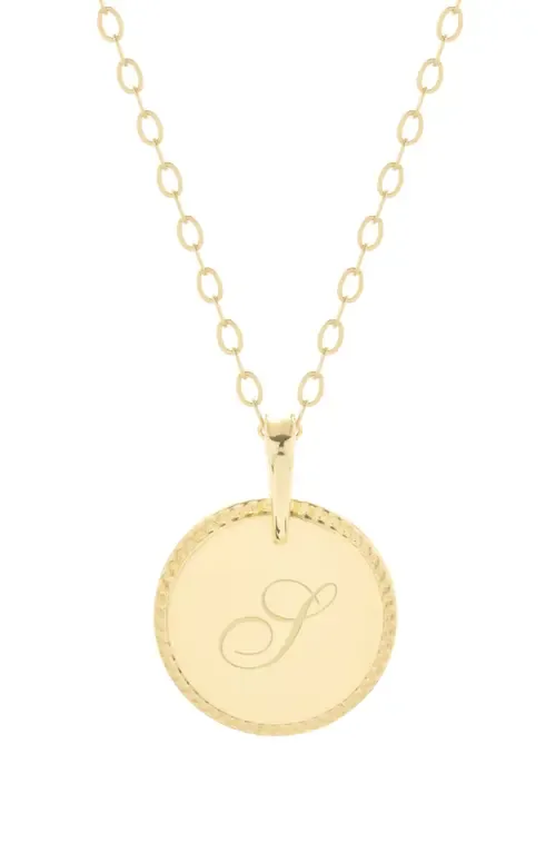 Milia Initial Pendant Necklace by Brook and York